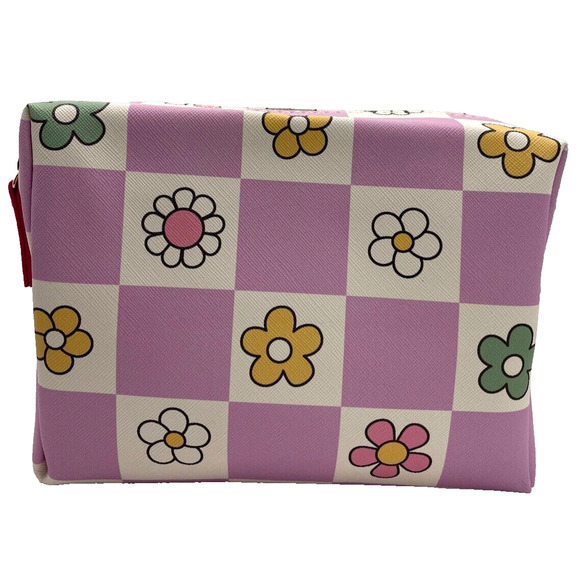 Cute Floral Makeup/Pencil Pouch, Stationery Bag NWOT - Picture 3 of 5